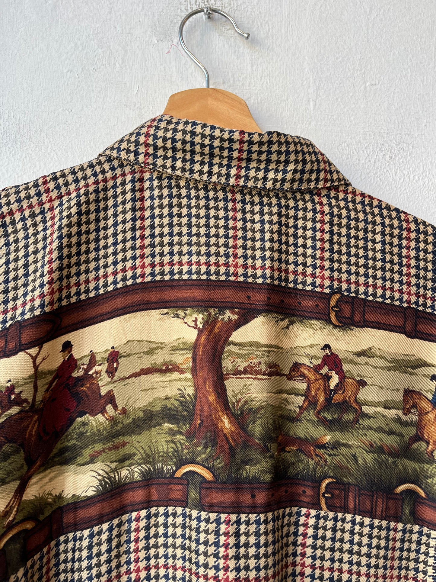 90's Sharon Young Horses Button Up Shirt