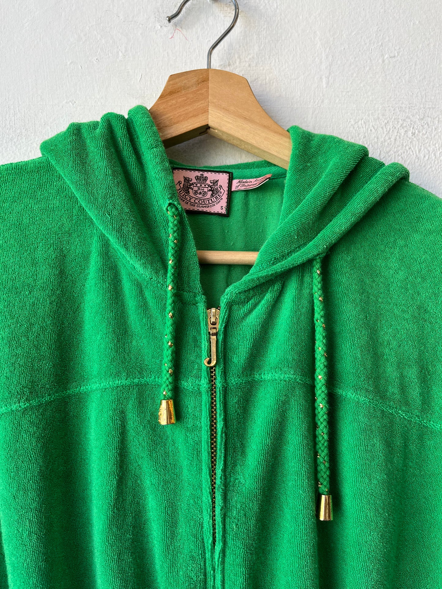 Y2K Juicy Couture Green Terry Dress