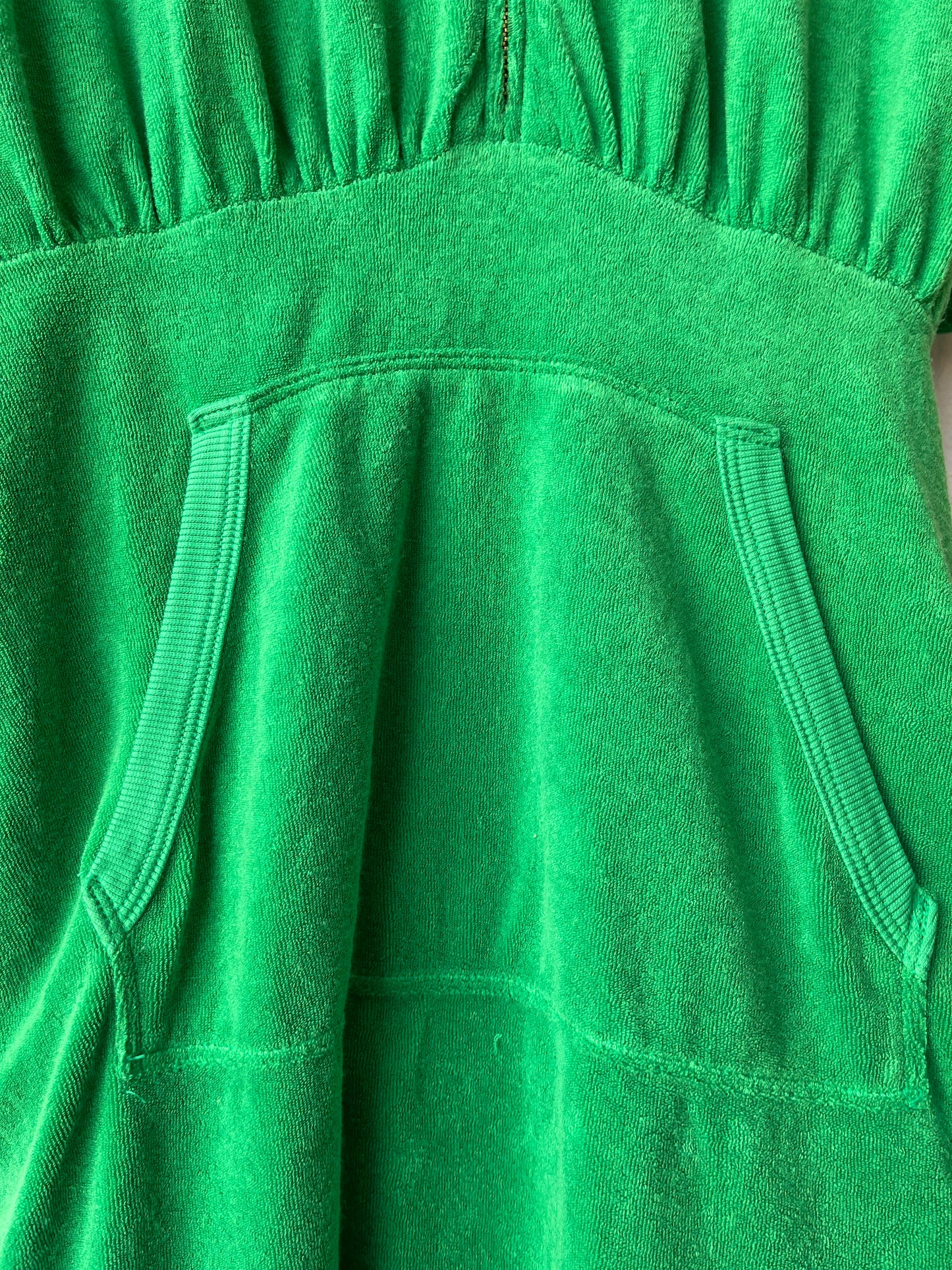 Y2K Juicy Couture Green Terry Dress
