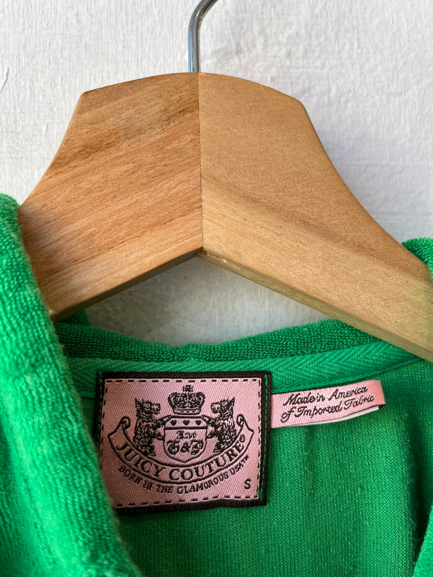 Y2K Juicy Couture Green Terry Dress