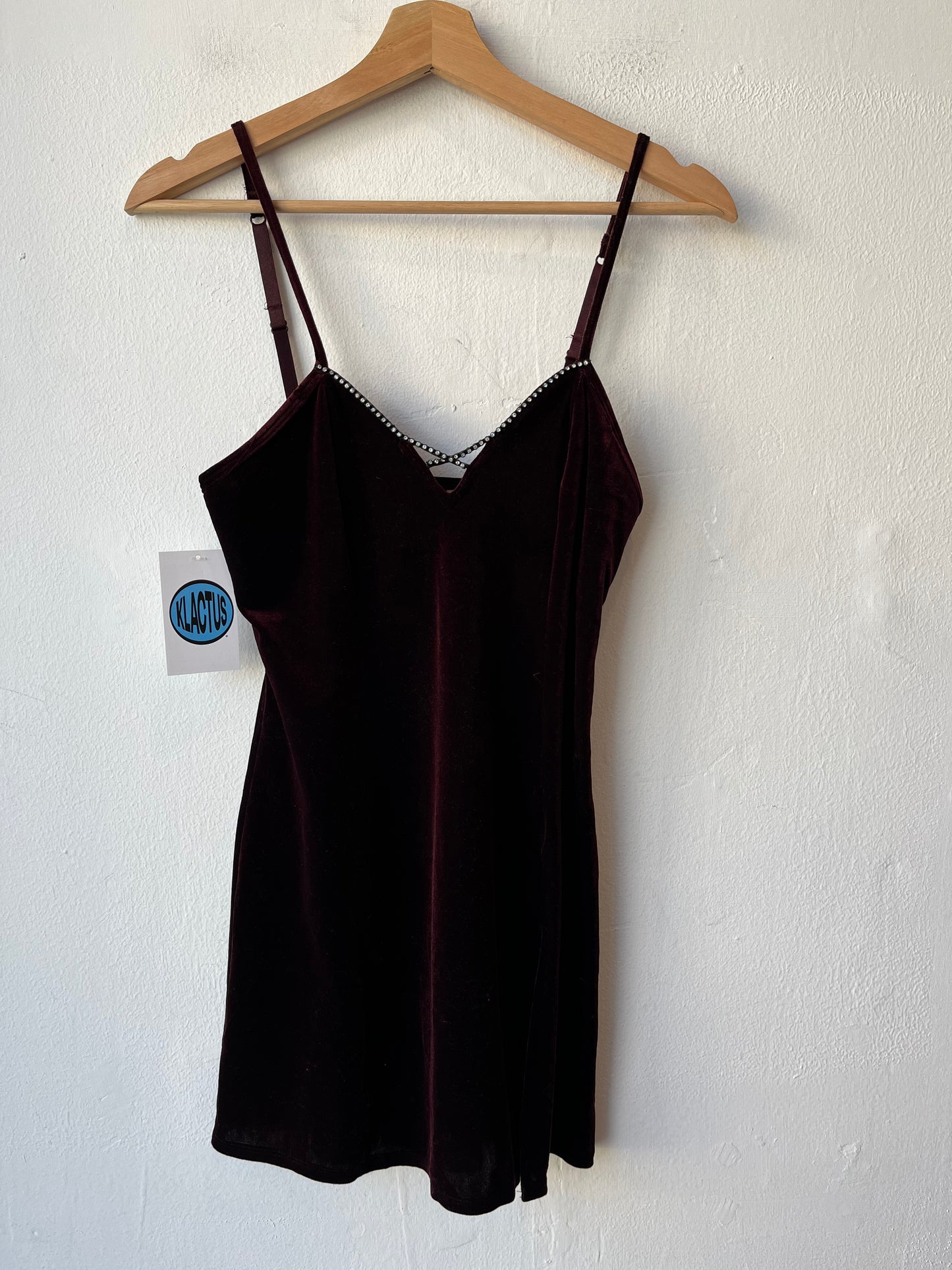 Y2K Fredrick's Velour Mini Dress