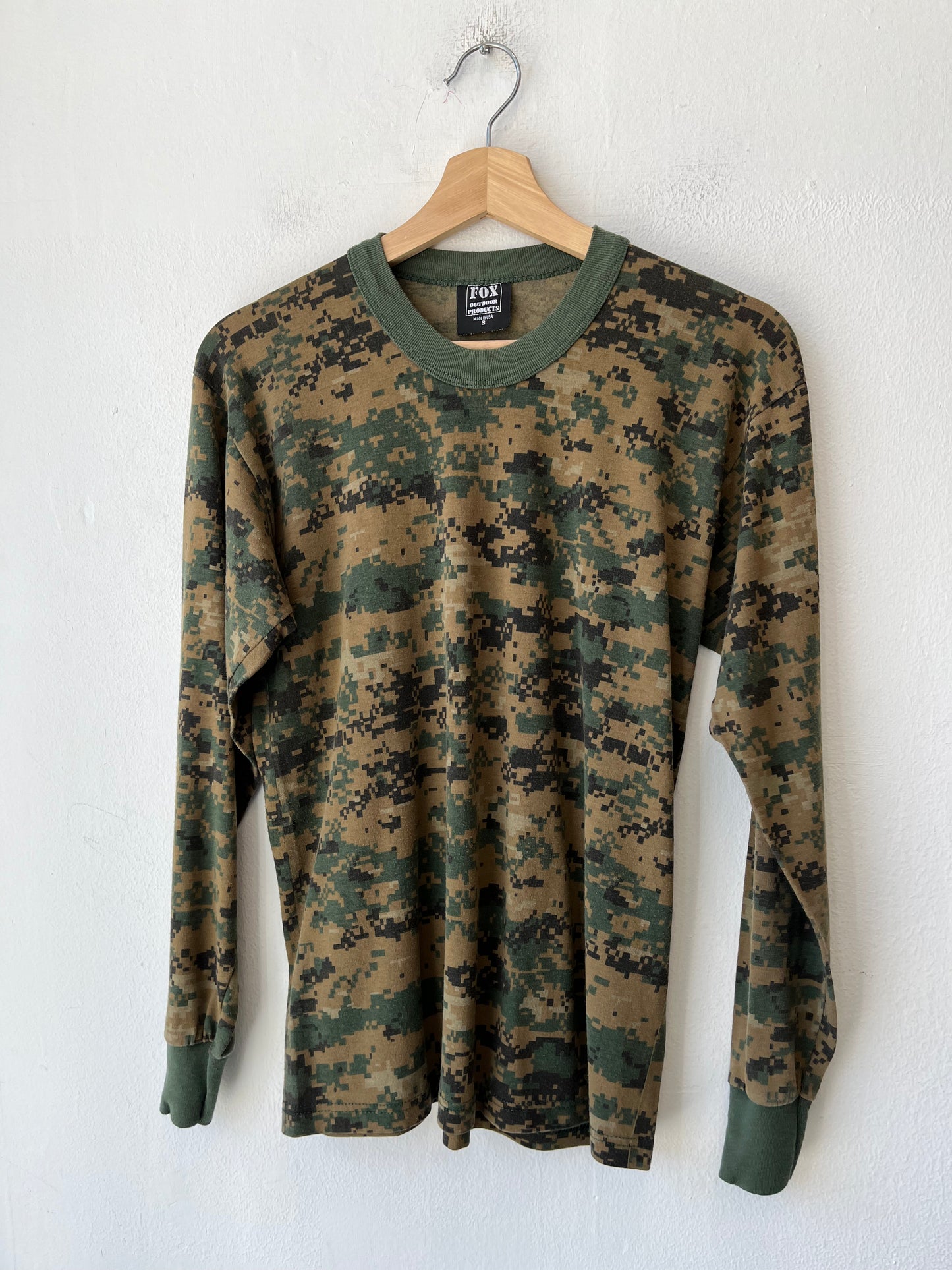Y2K Digi Camo Long Sleeve Shirt