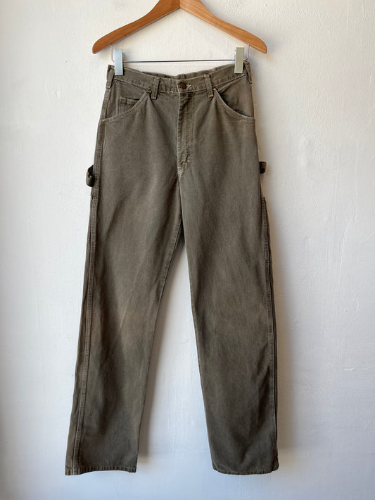 80's Dickies Olive Work Pants 28"