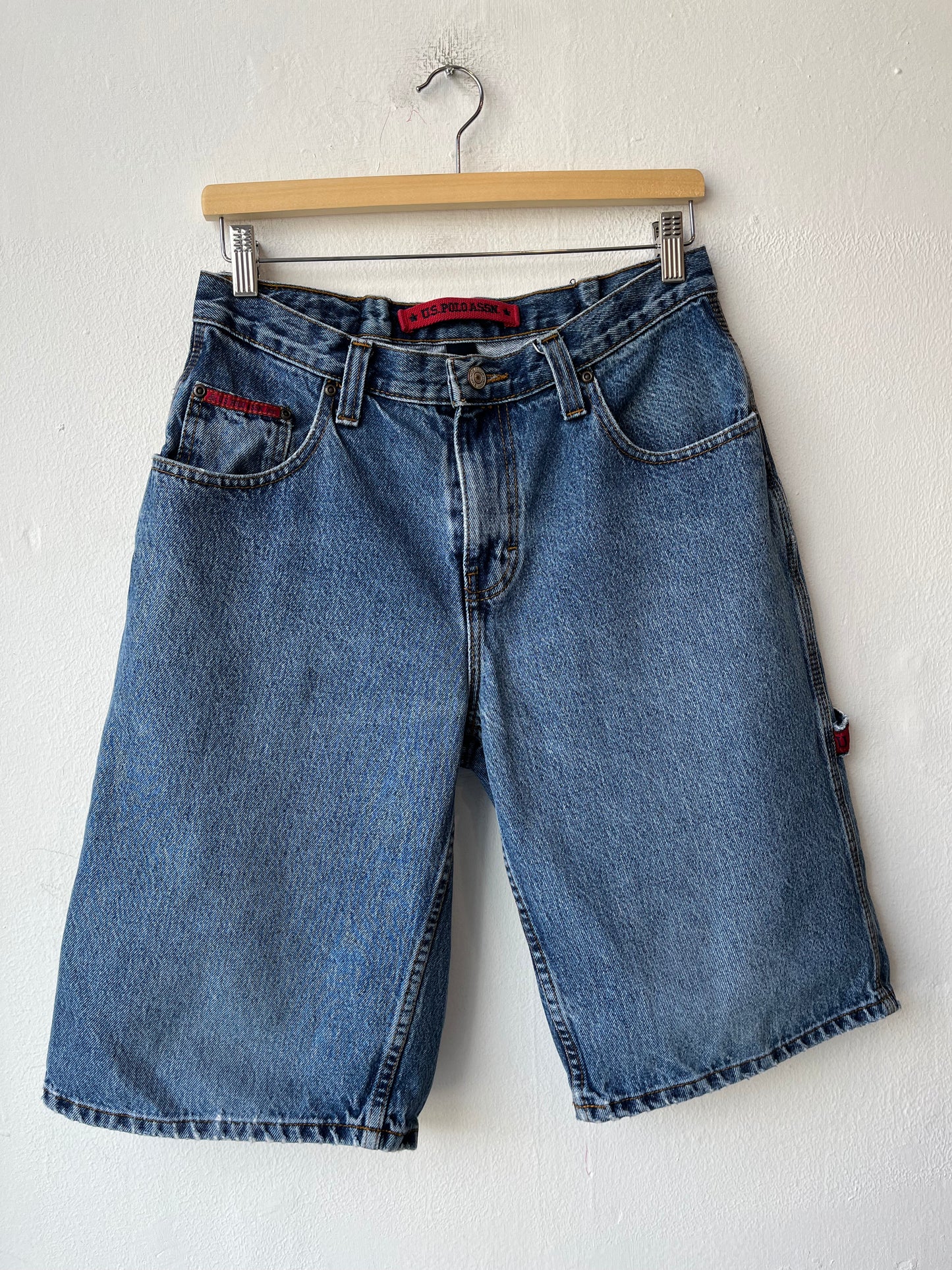 Y2K U.S. Polo ASSN. Denim Shorts 29"