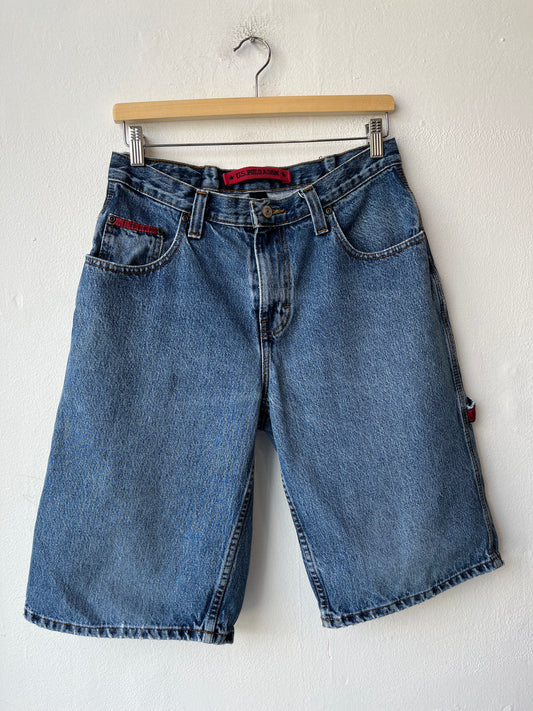 Y2K U.S. Polo ASSN. Denim Shorts 29"