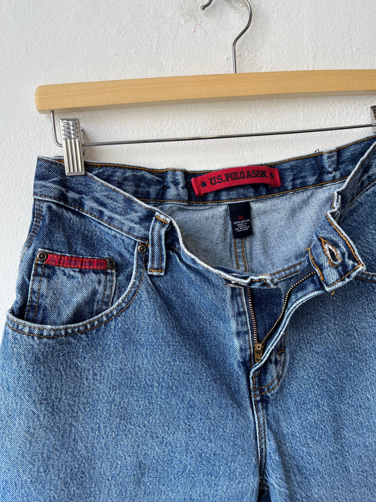 Y2K U.S. Polo ASSN. Denim Shorts 29"