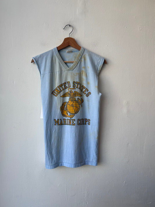 80's USMC Distressed Cutoff Shirt