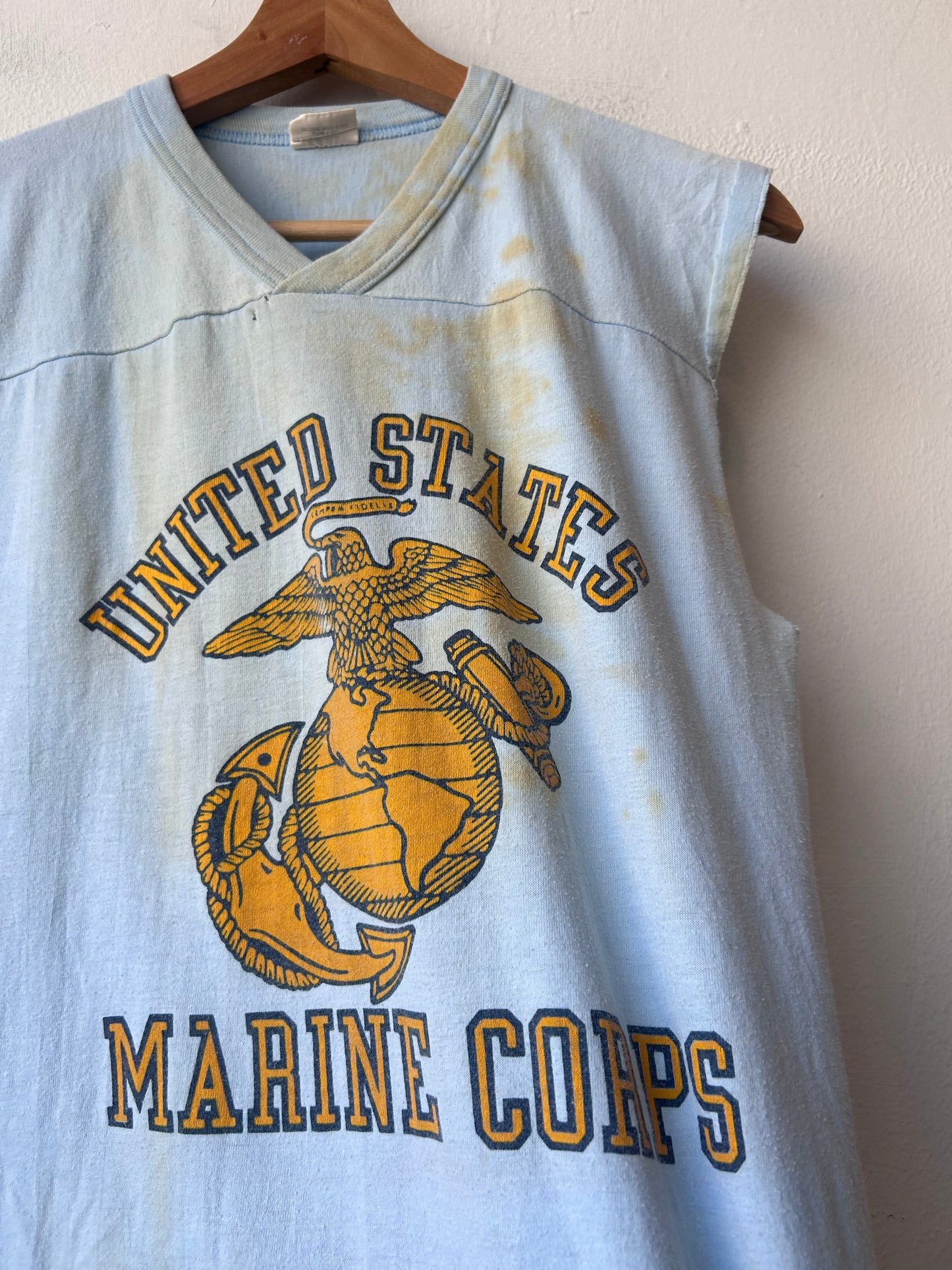 80's USMC Distressed Cutoff Shirt