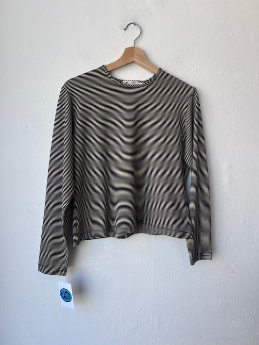 Y2K Striped Long Sleeve Top