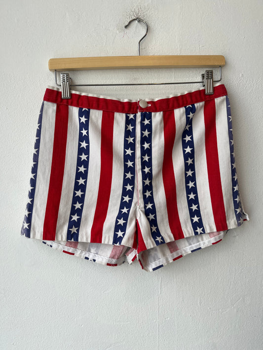 70's American Flag Shorts 30"