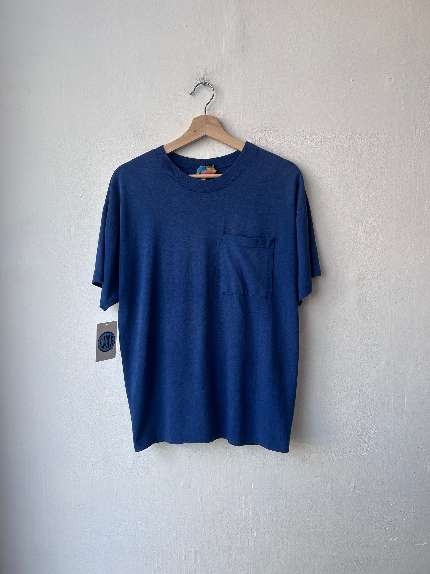 90's Blue Pocket Tee