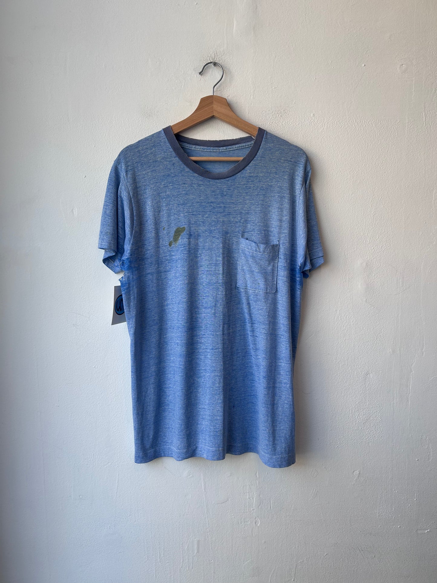 80's Distressed Pocket Tee