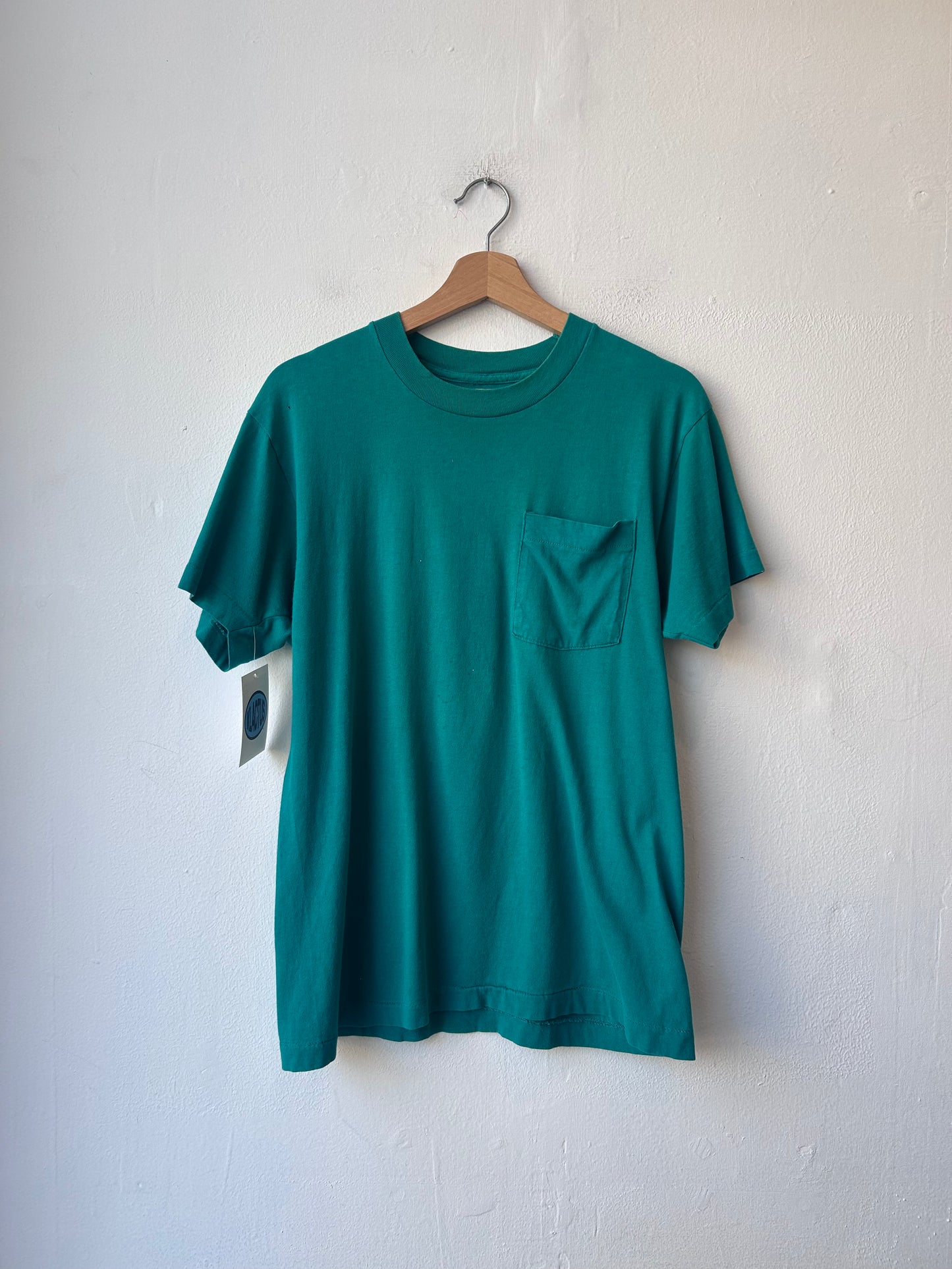 90's Green Pocket Tee