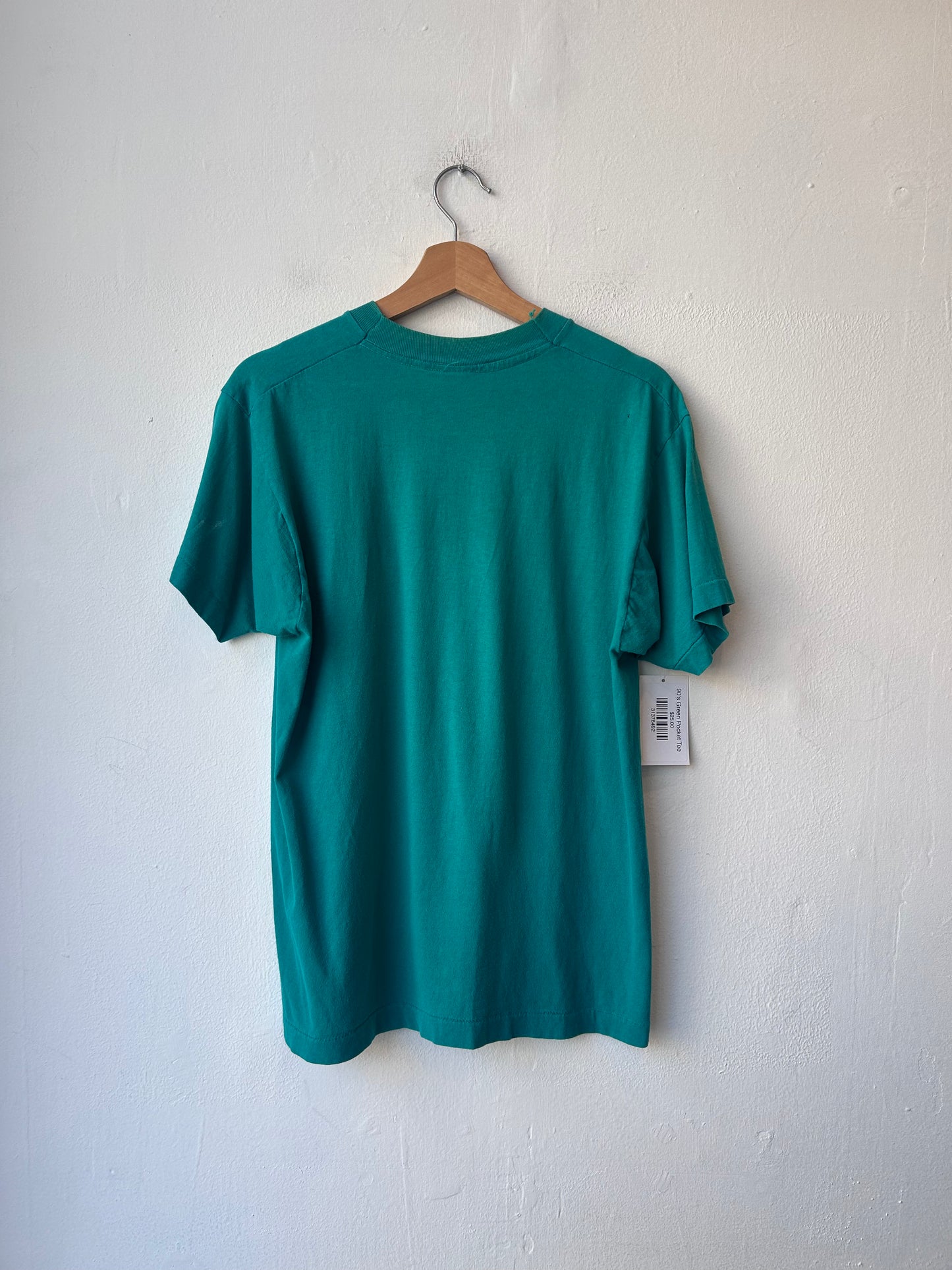 90's Green Pocket Tee