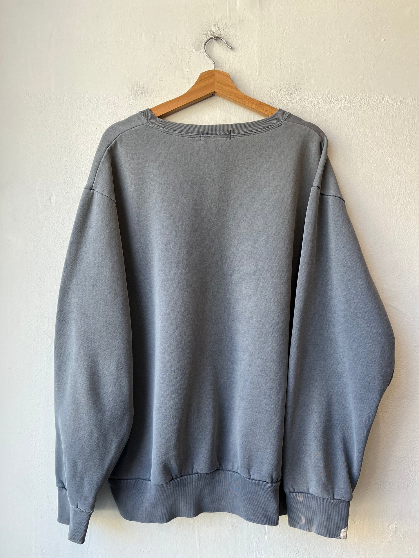 90's Distressed Polo Sweatshirt
