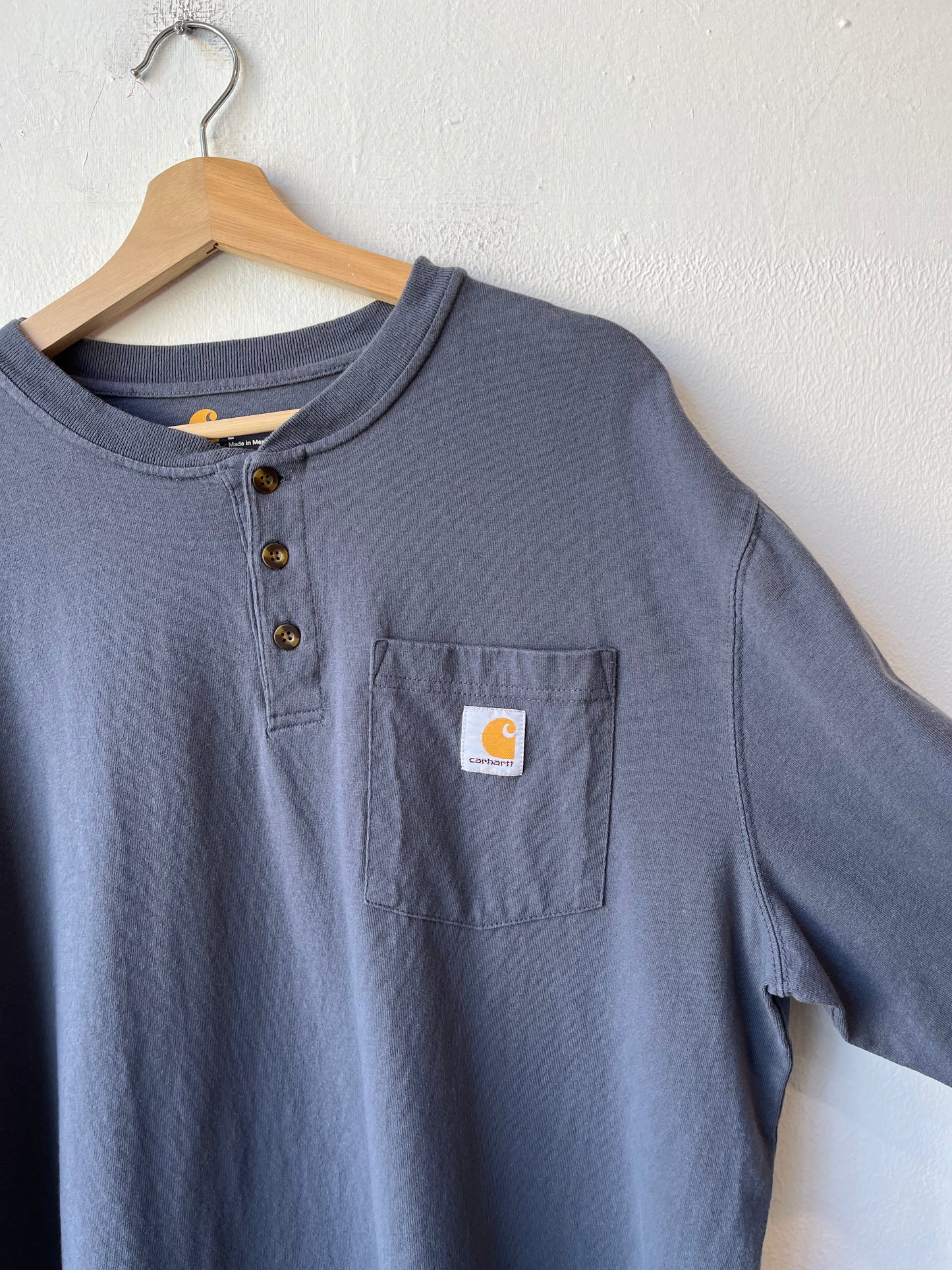 Y2K Carhartt Henley Long Sleeve Shirt