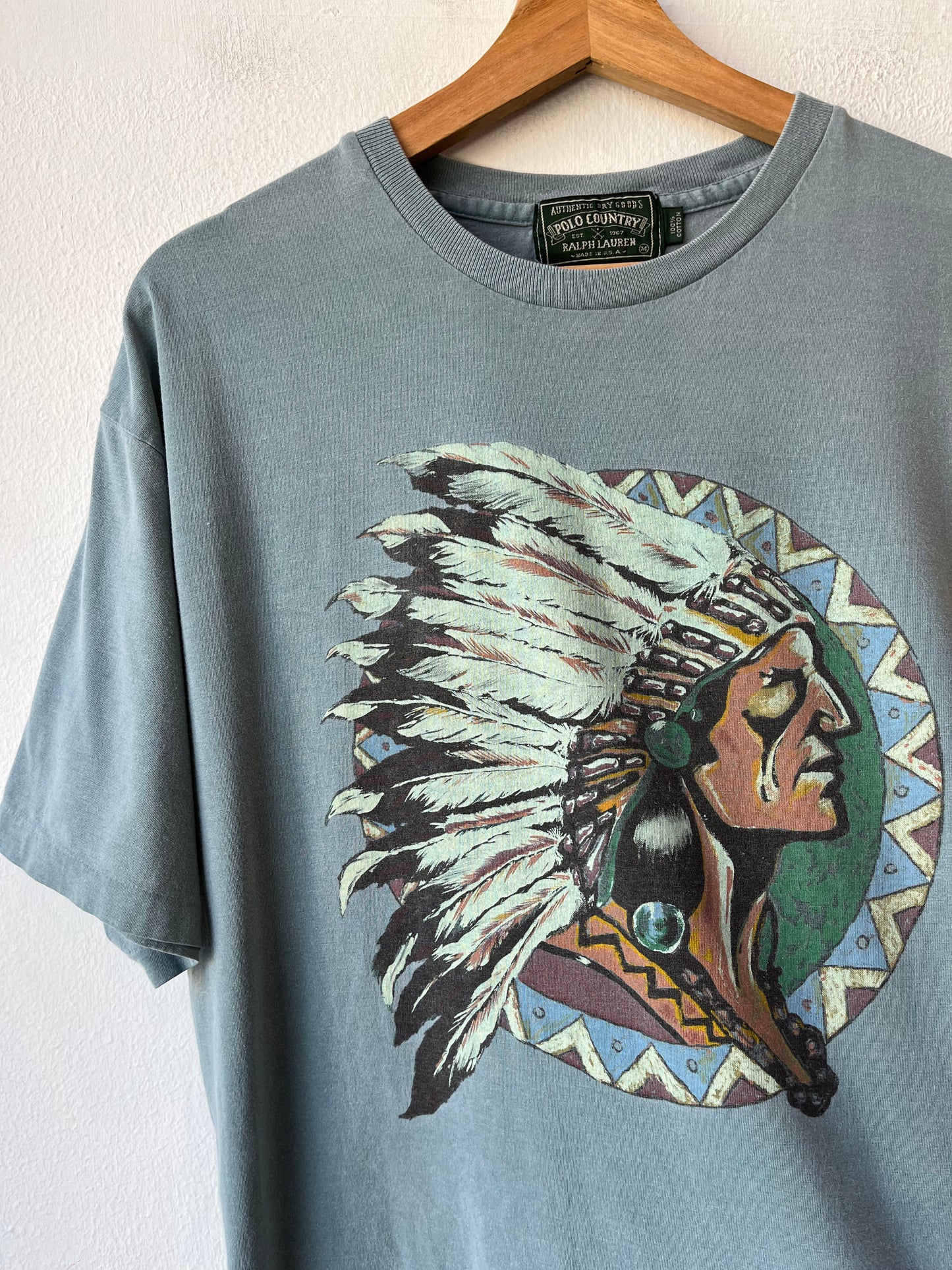 90's Polo Country Indian Head T-Shirt