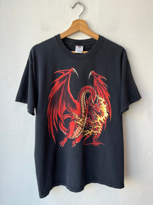 Y2K Fire Breathing Dragon T-Shirt