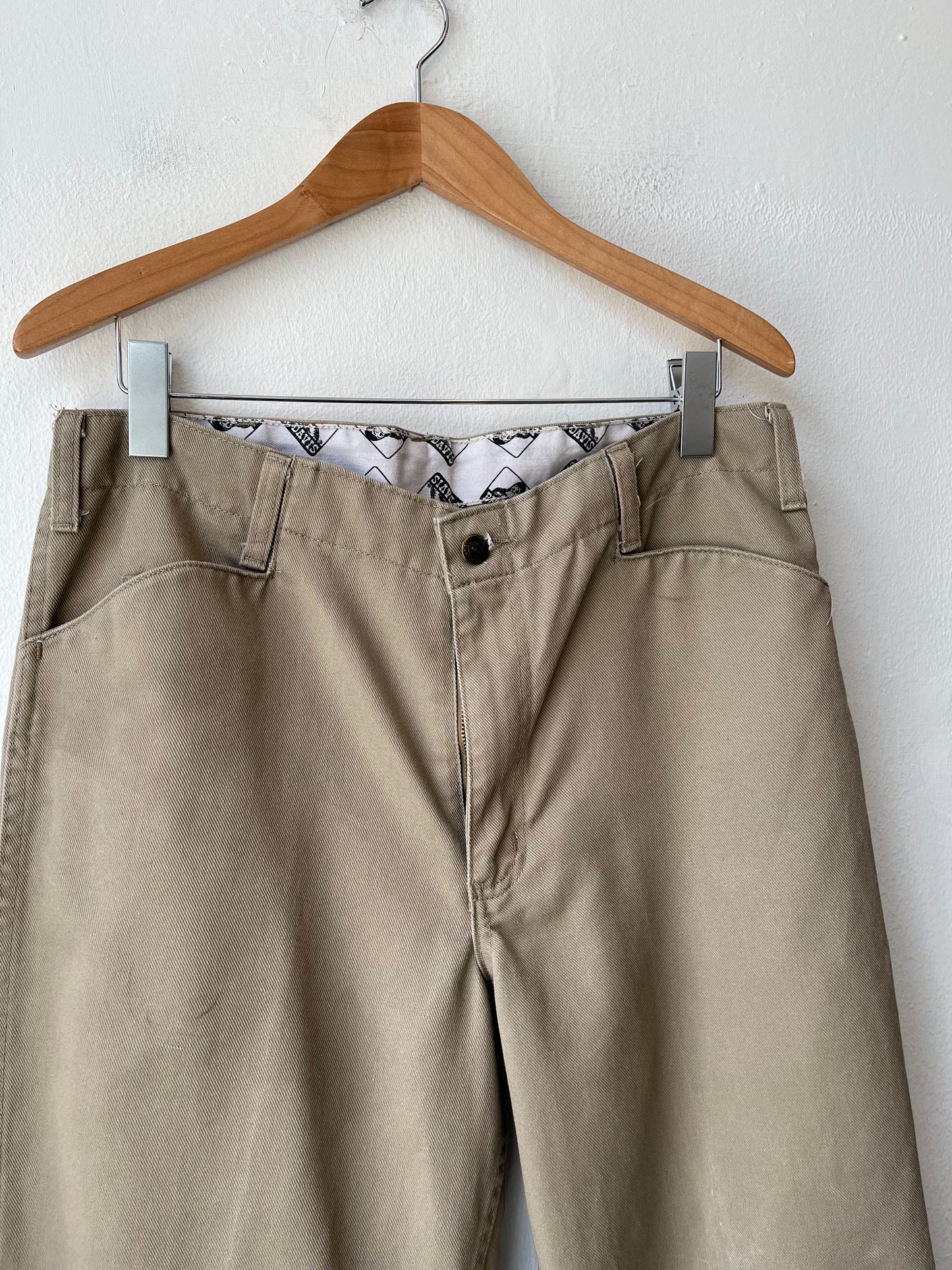 Y2K Ben Davis Tan Work Pants 32"