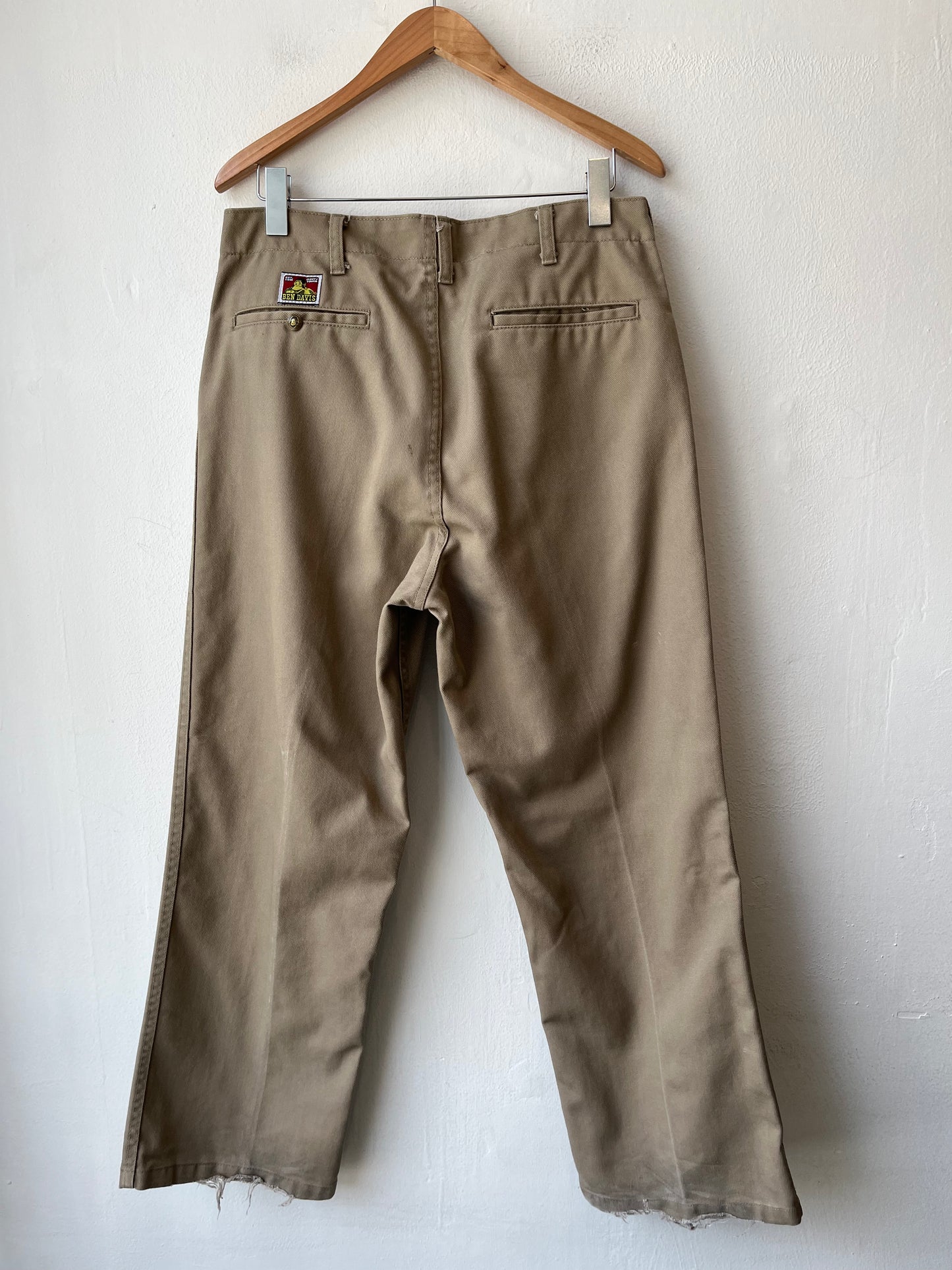 Y2K Ben Davis Tan Work Pants 32"
