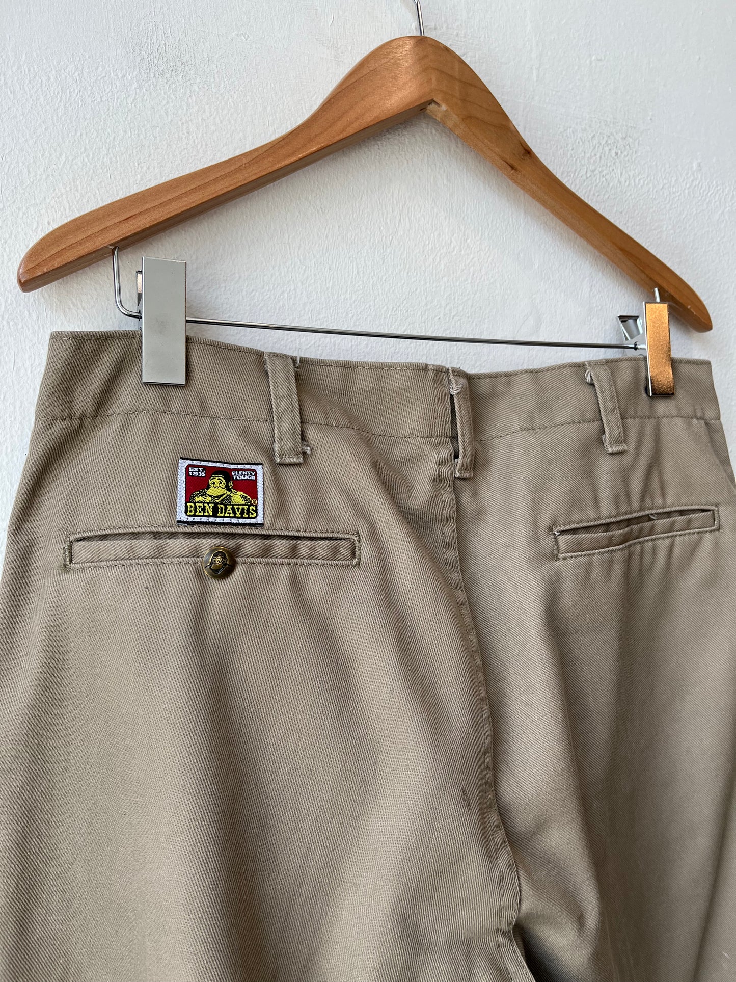 Y2K Ben Davis Tan Work Pants 32"