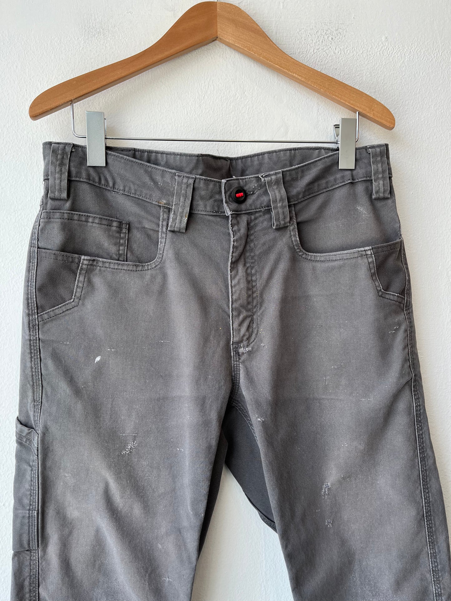 Y2K Milwaukee Gray Work Pants 33"