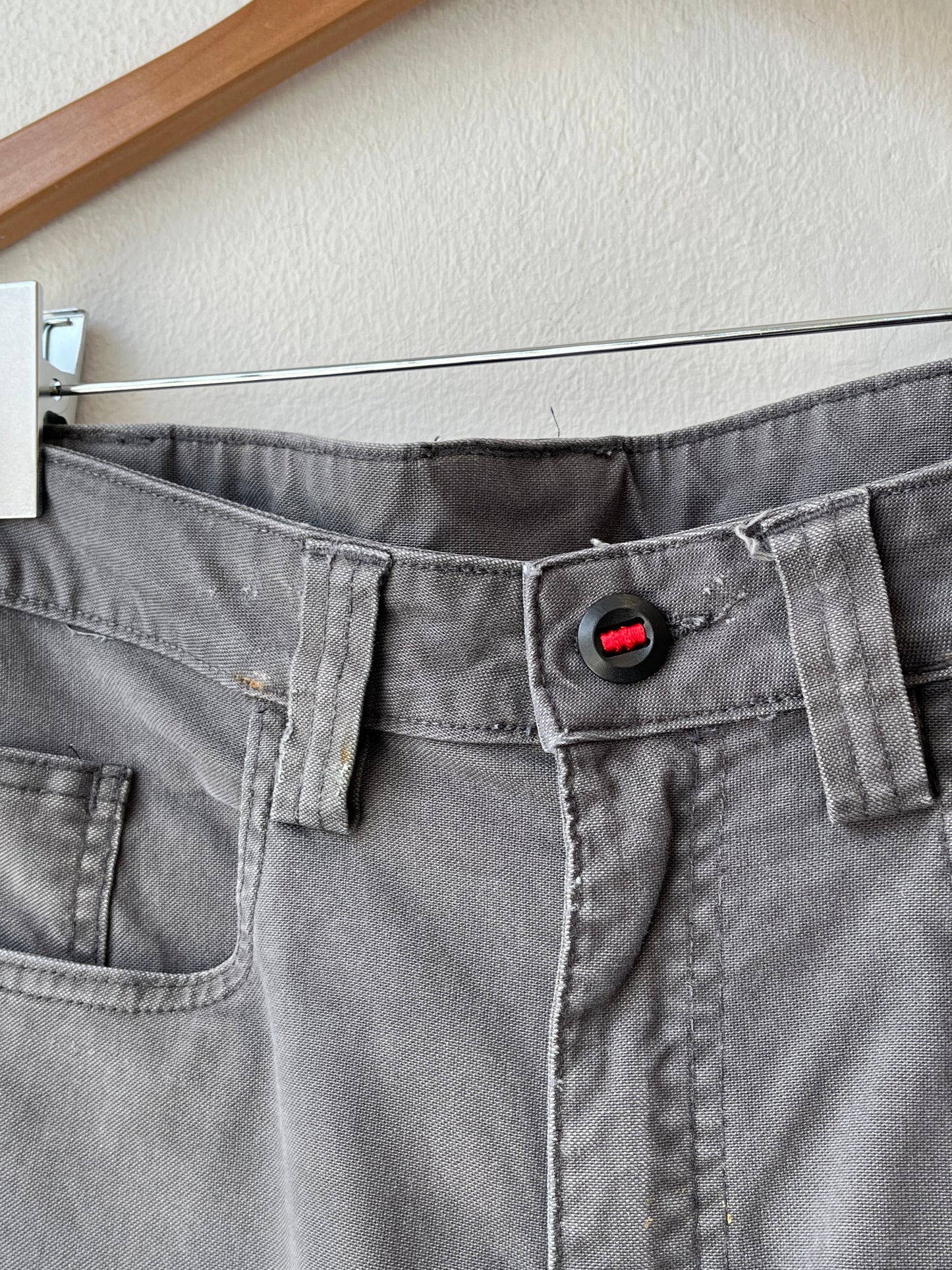 Y2K Milwaukee Gray Work Pants 33"