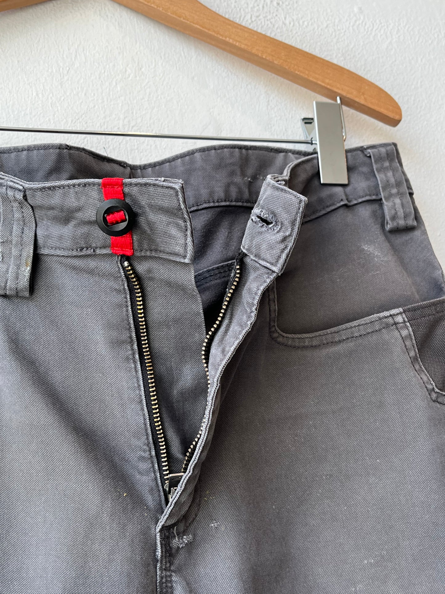 Y2K Milwaukee Gray Work Pants 33"