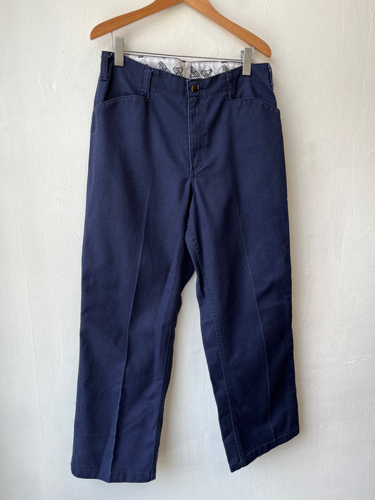 Y2K Ben Davis Navy Work Pants 33"