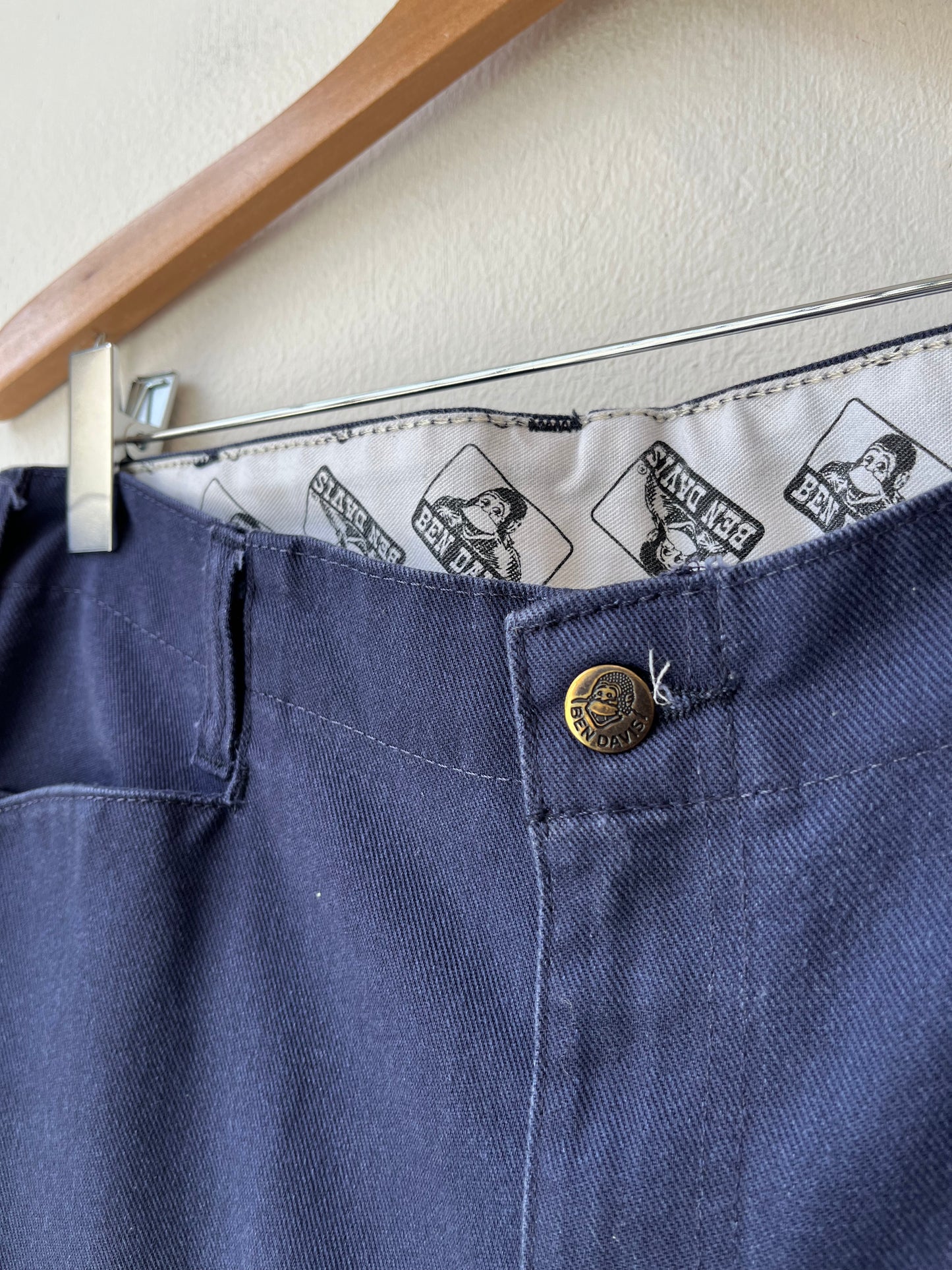 Y2K Ben Davis Navy Work Pants 33"