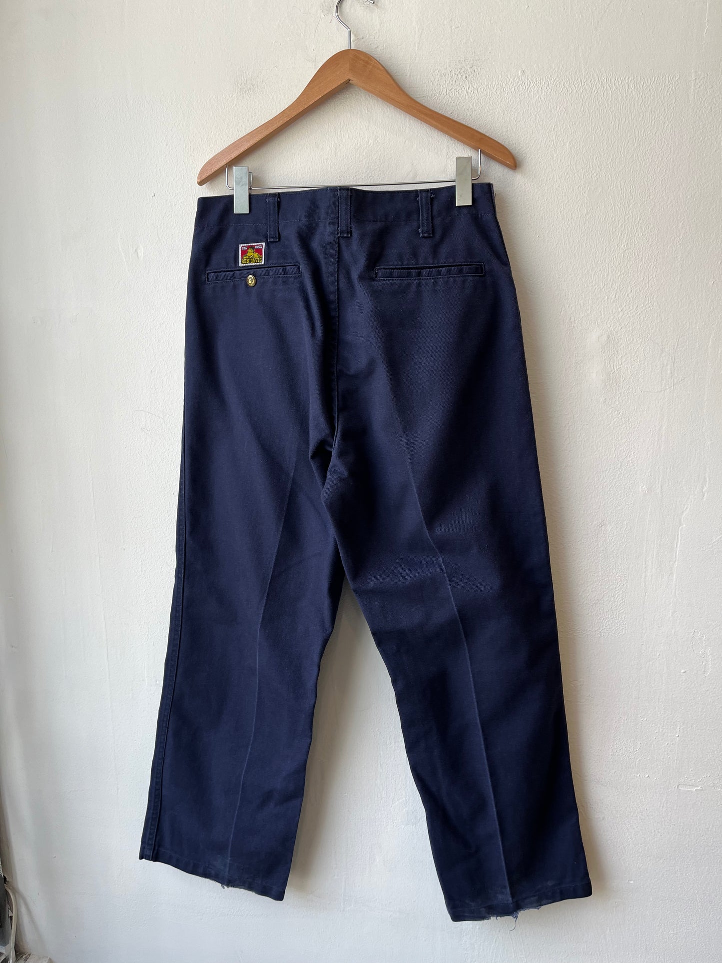 Y2K Ben Davis Navy Work Pants 33"