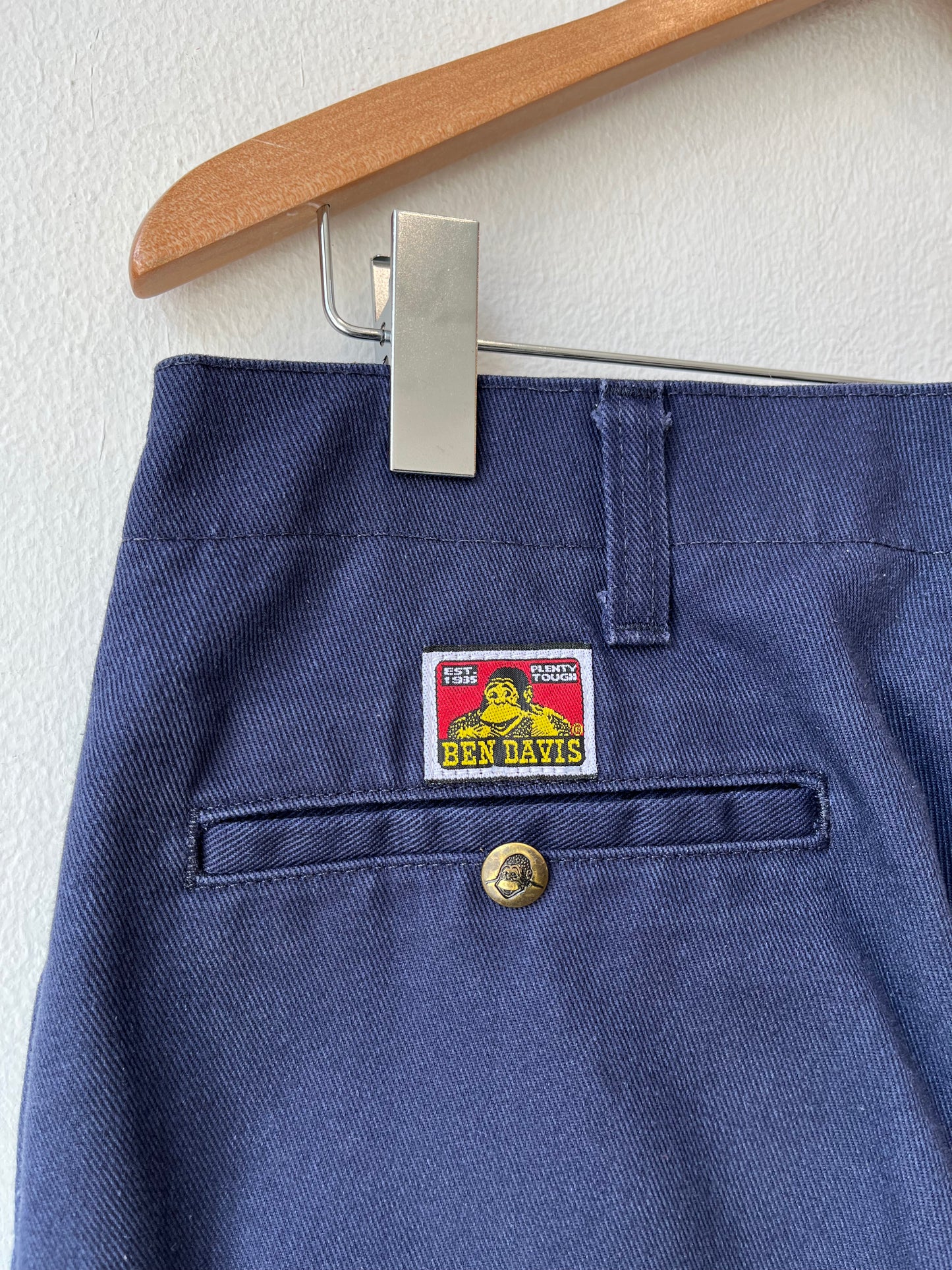 Y2K Ben Davis Navy Work Pants 33"