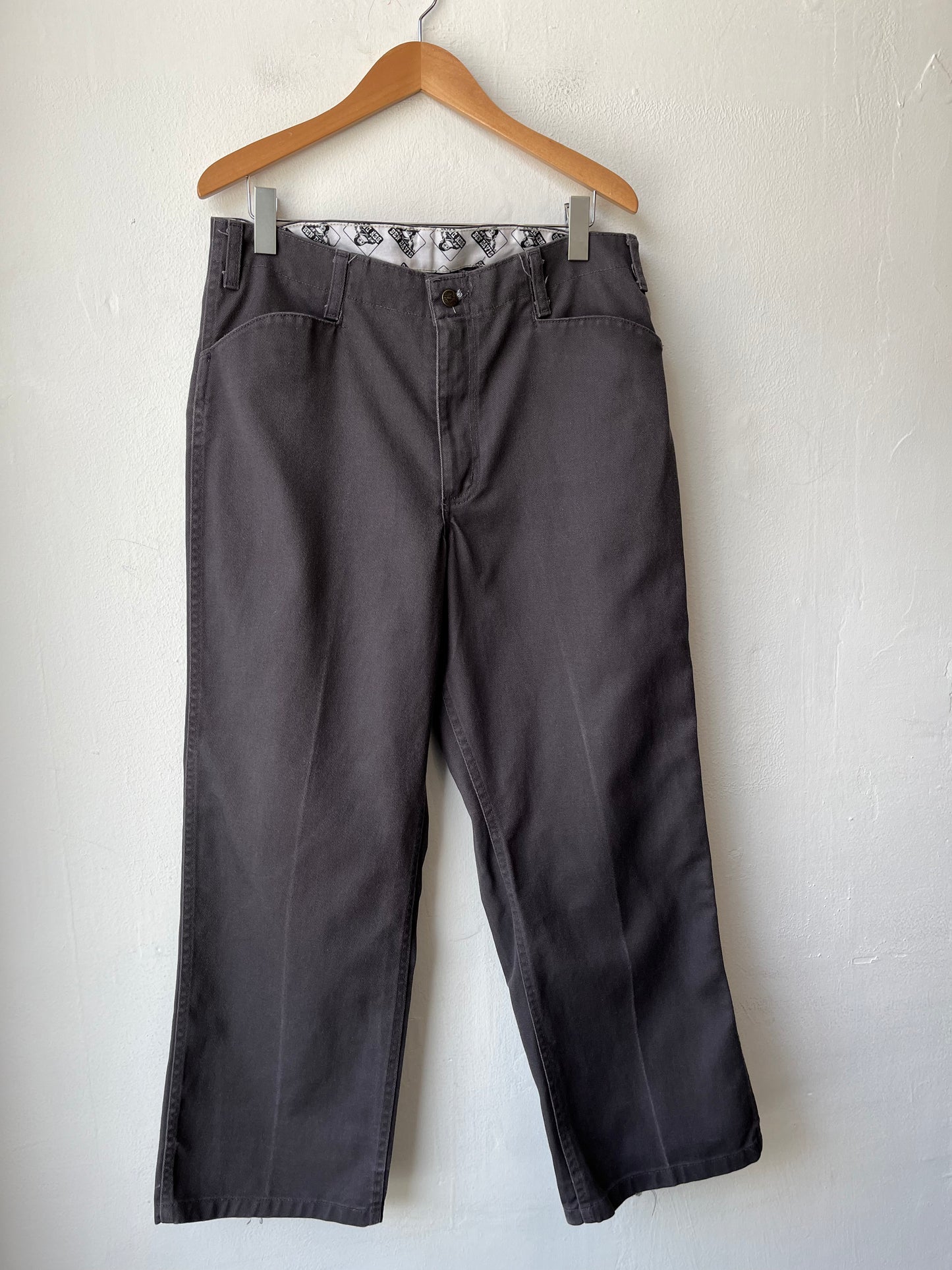 Y2K Ben Davis Gray Work Pants 34"