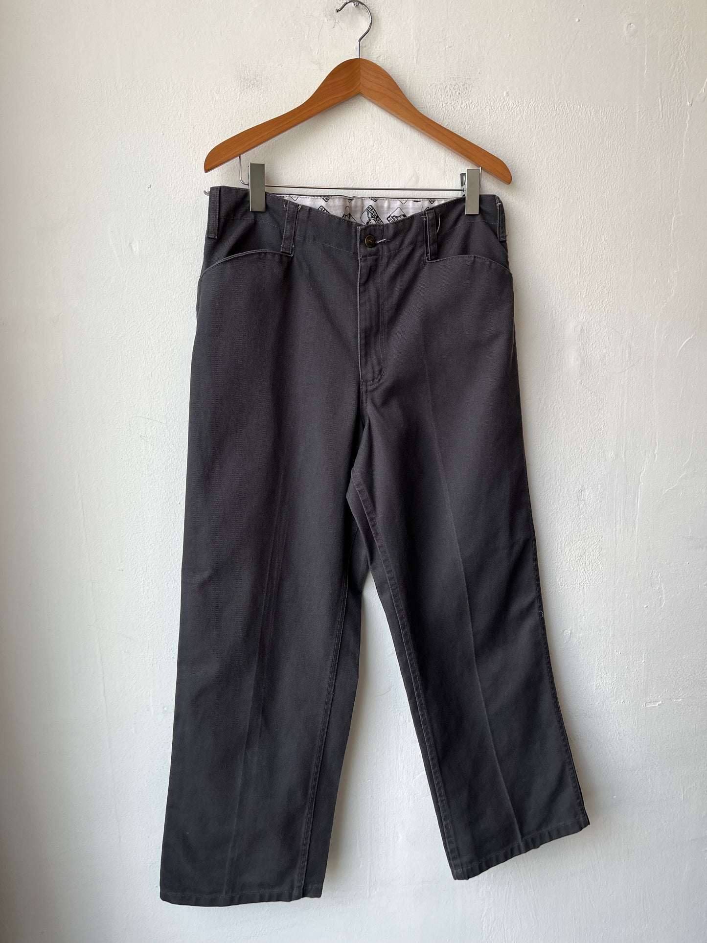Y2K Gray Ben Davis Work Pants 34"