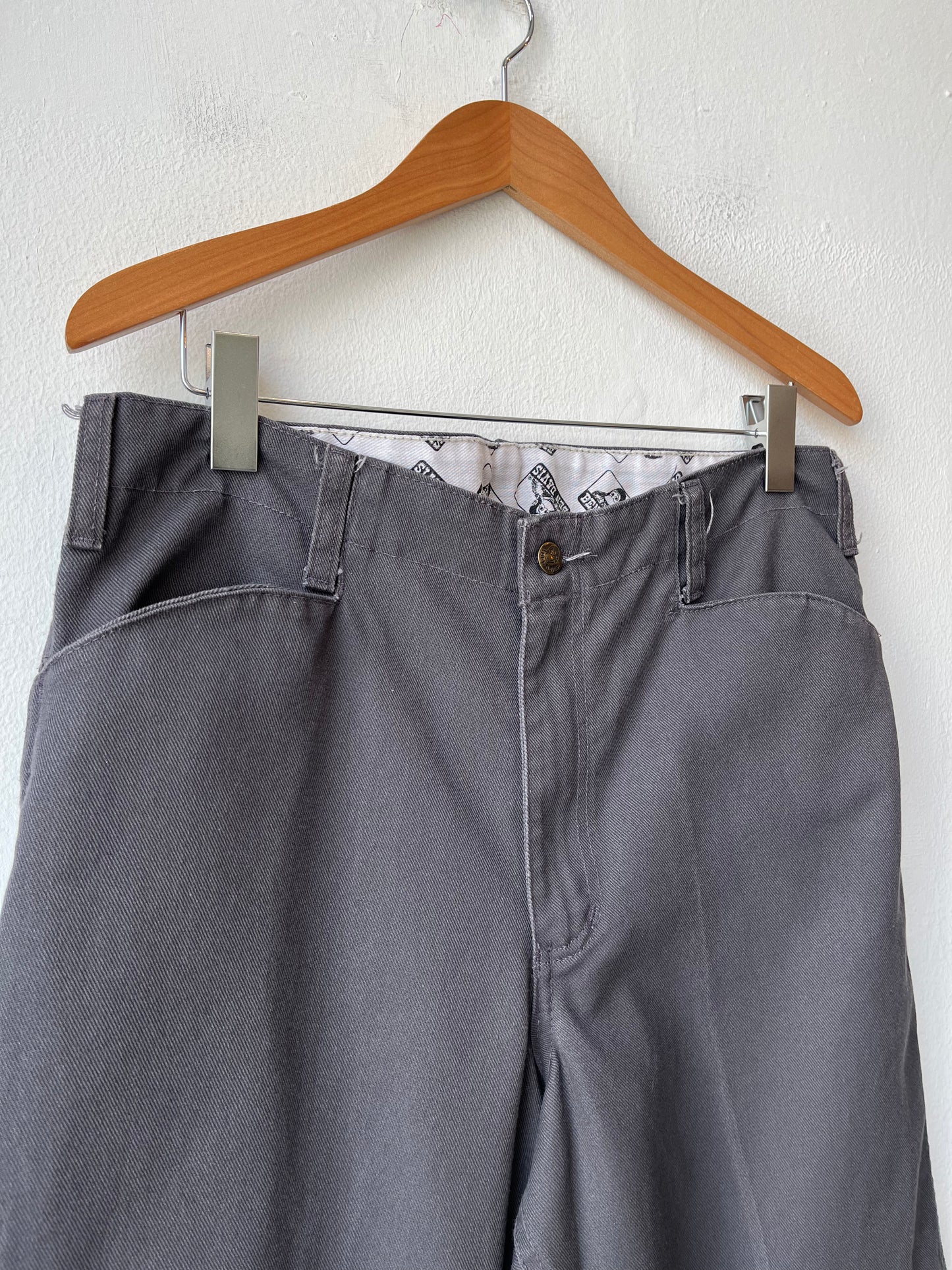 Y2K Gray Ben Davis Work Pants 34"