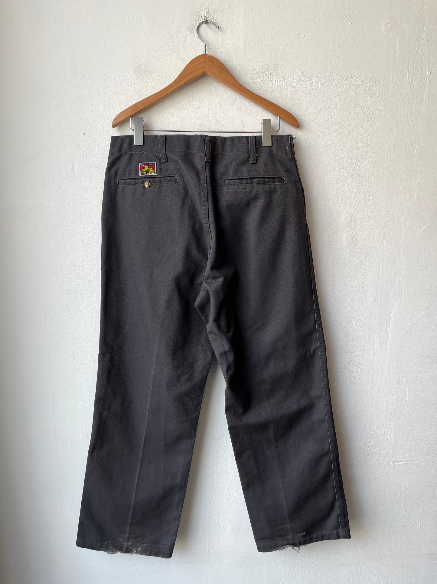 Y2K Gray Ben Davis Work Pants 34"