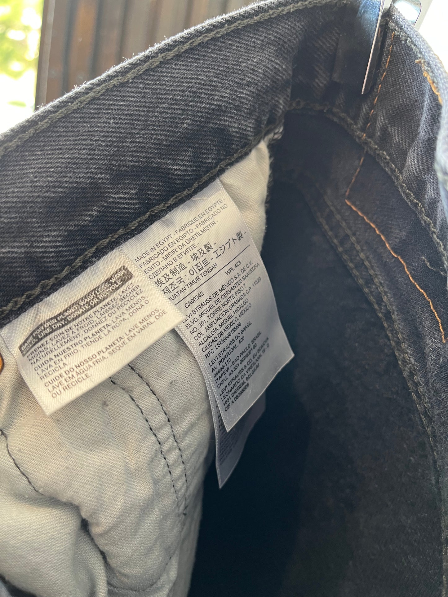 Y2K Levi's Black 501 30"