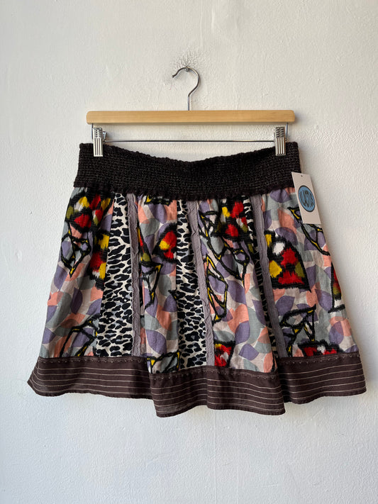 Y2K Textured Cotton Skirt 28-33"