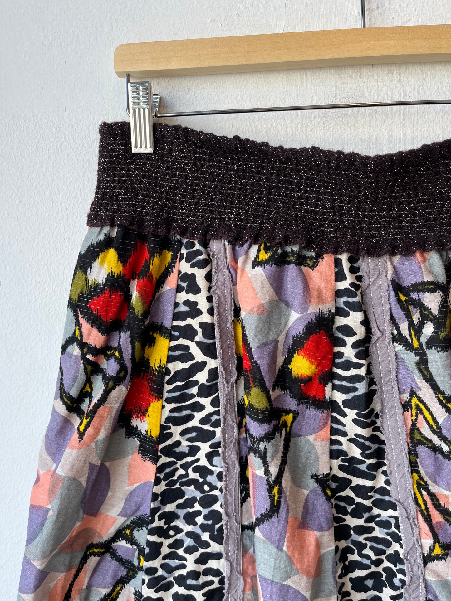 Y2K Textured Cotton Skirt 28-33"