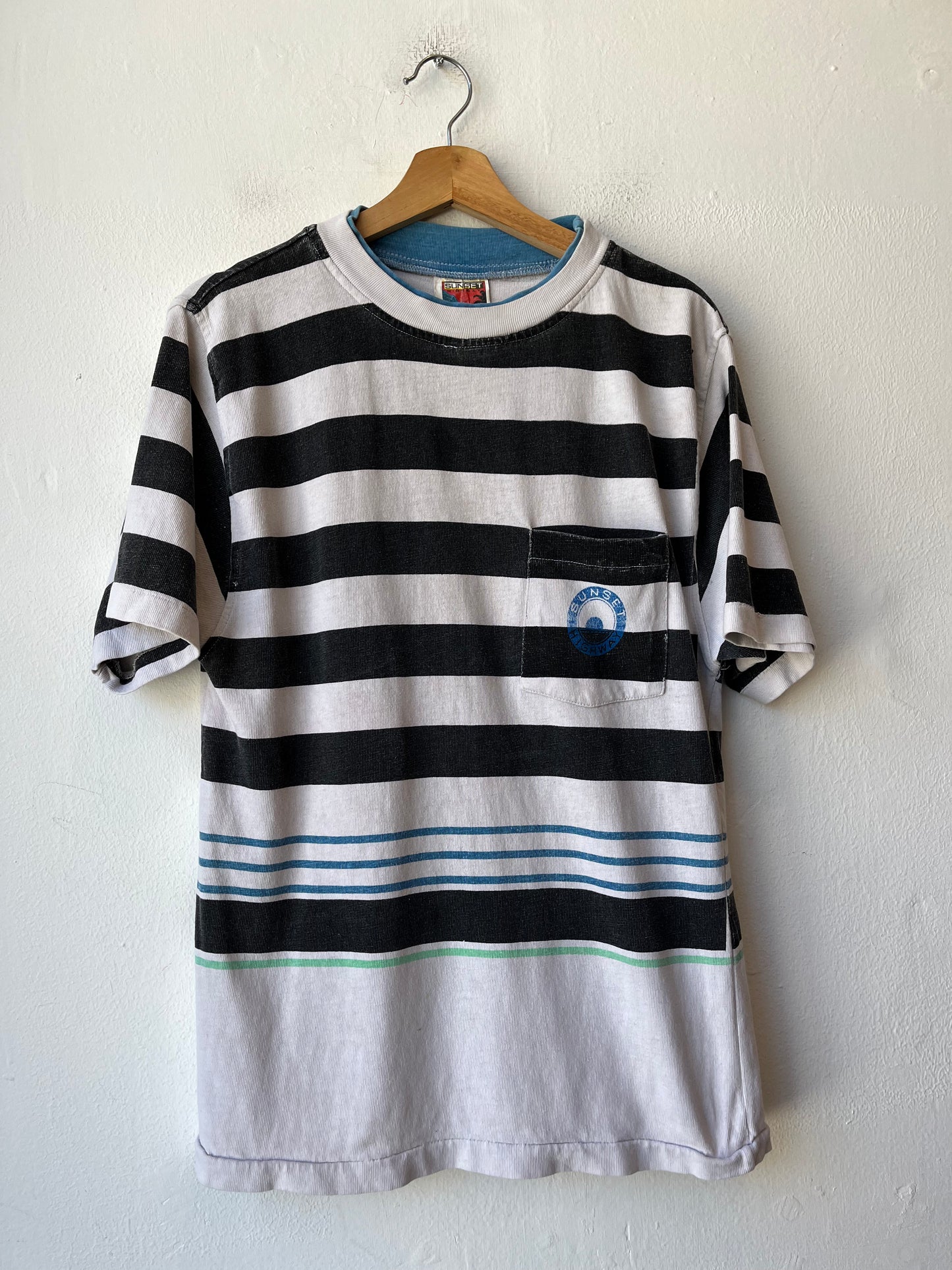 90's Sunset Highway Striped Shirt