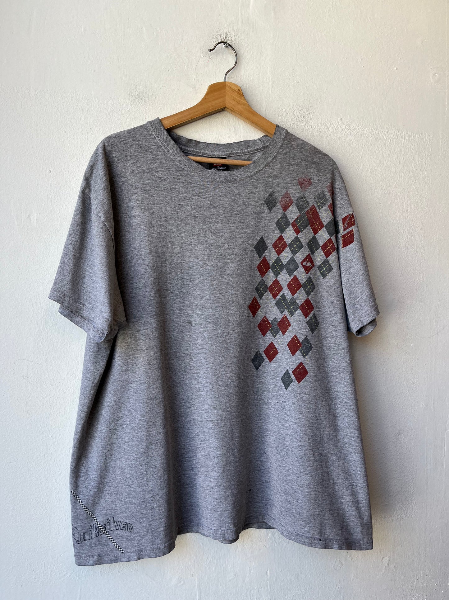Y2K Quiksilver Argyle T-Shirt