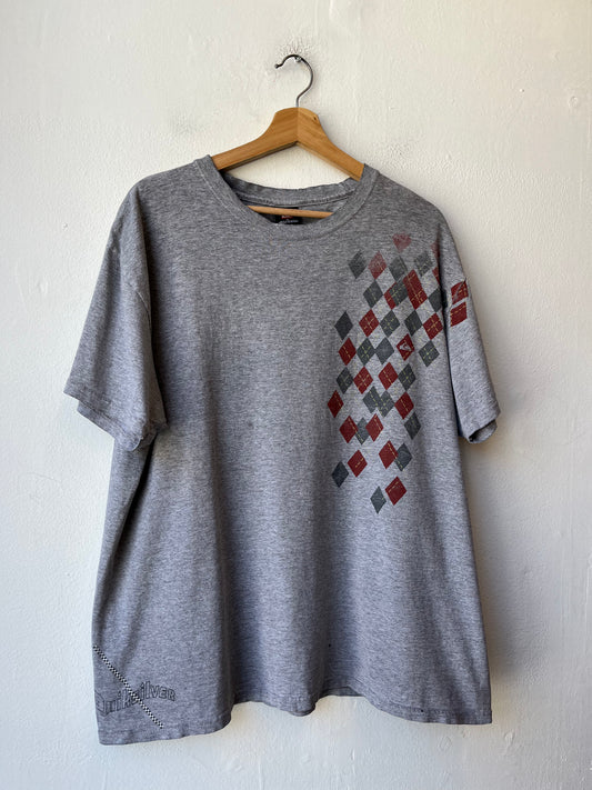 Y2K Quiksilver Argyle T-Shirt