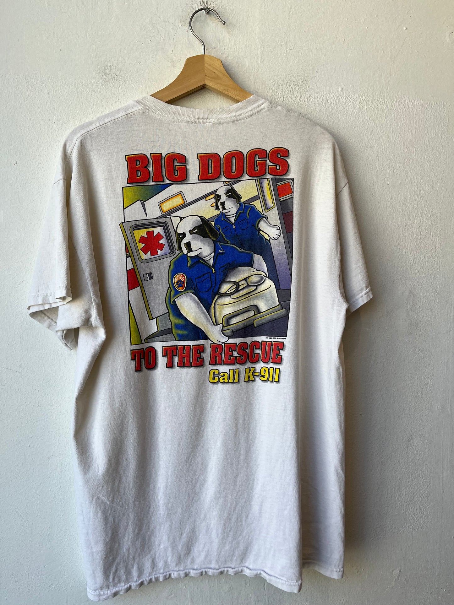 1997 Big Dogs Paramedics T-Shirt
