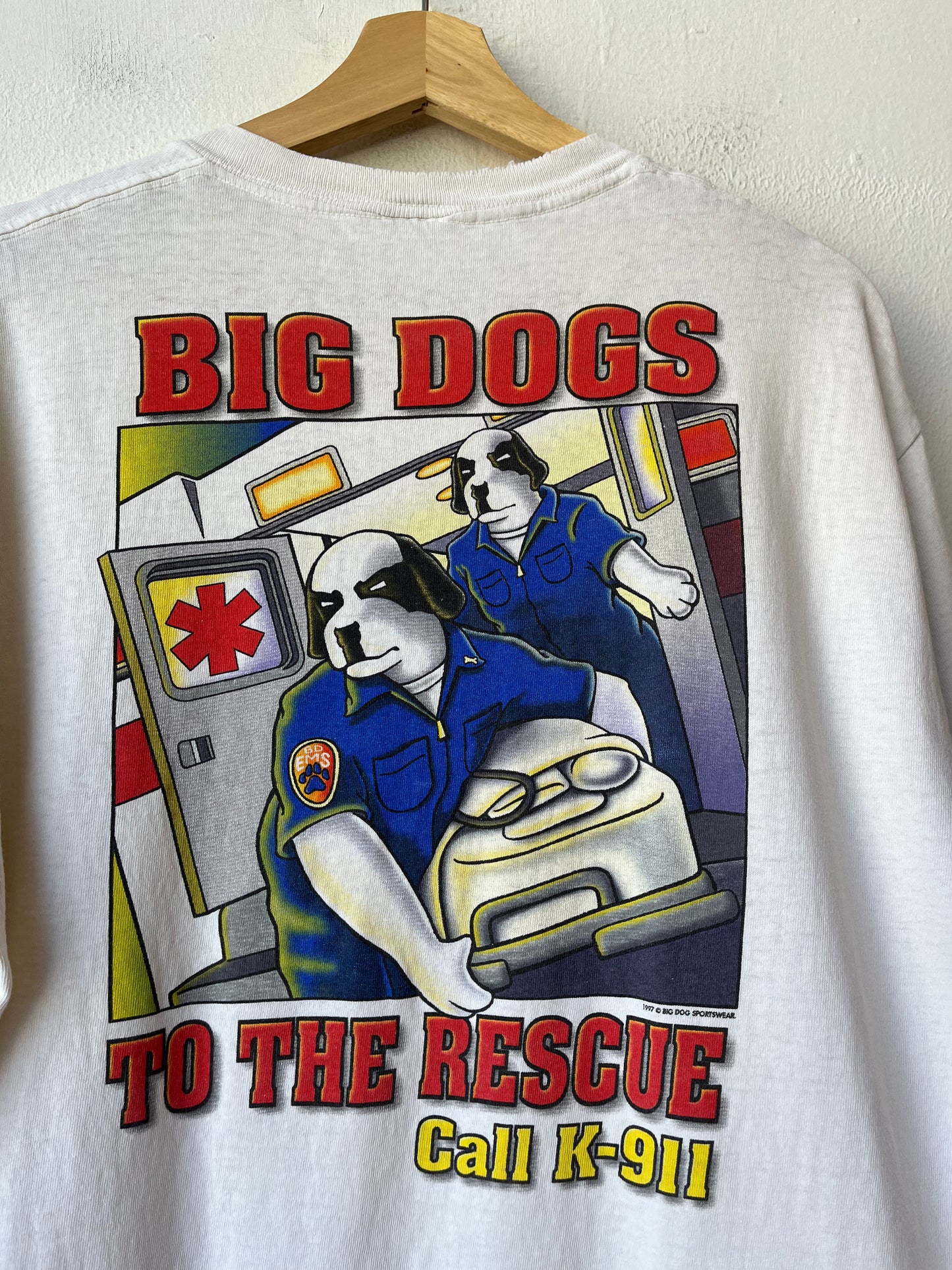 1997 Big Dogs Paramedics T-Shirt