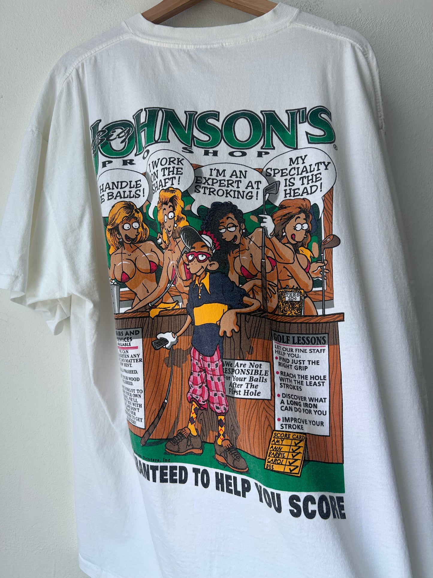 90's Big Johnson Golf T-Shirt