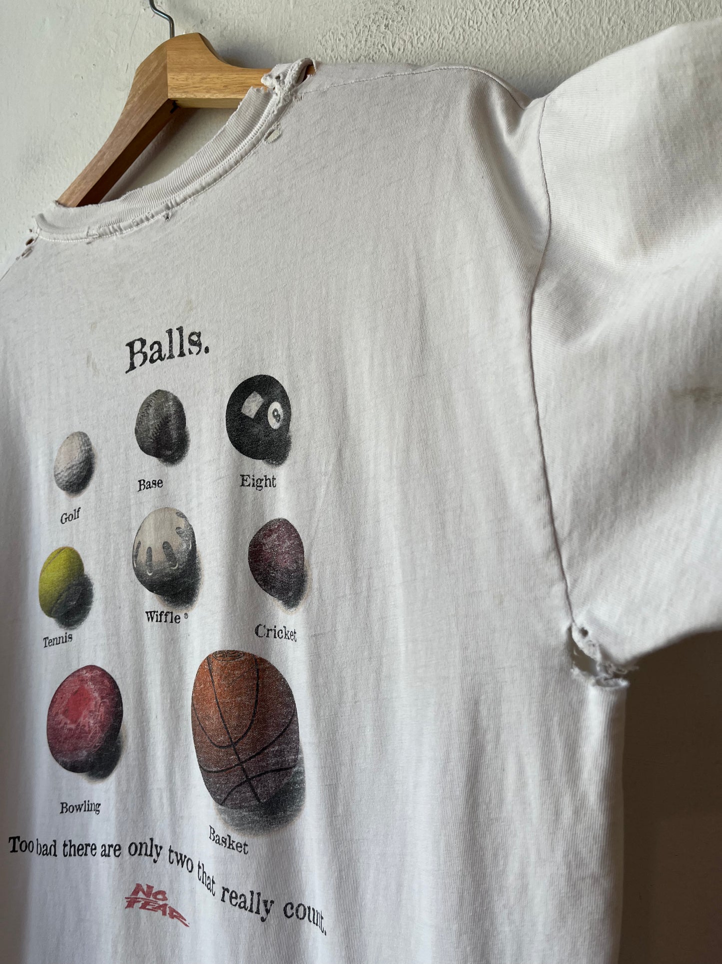 Y2K No Fear Balls T-Shirt