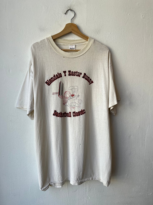 90's Easter Bunny Basketball T-Shirt