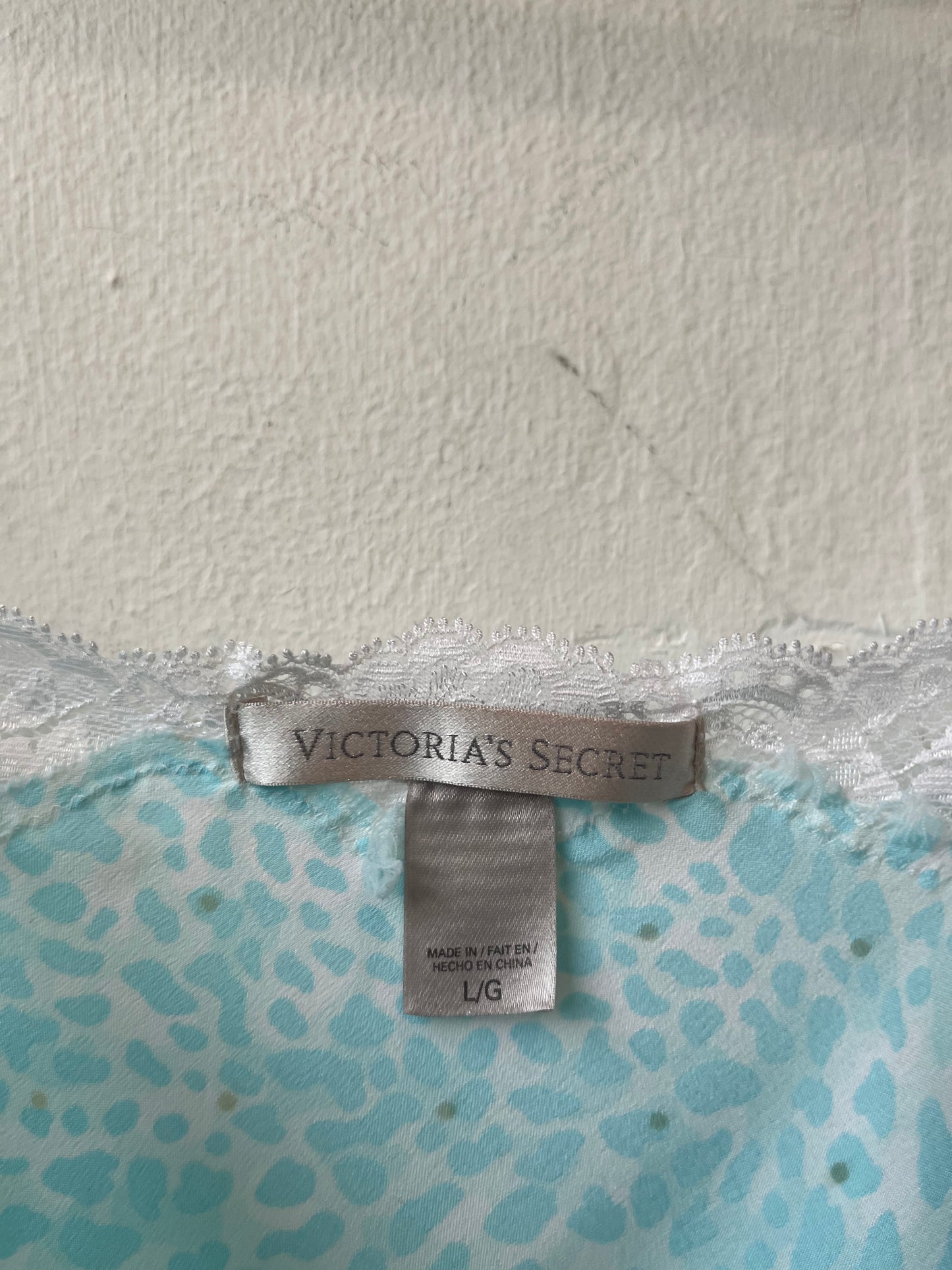 Y2K Blue Cheetah Night Dress