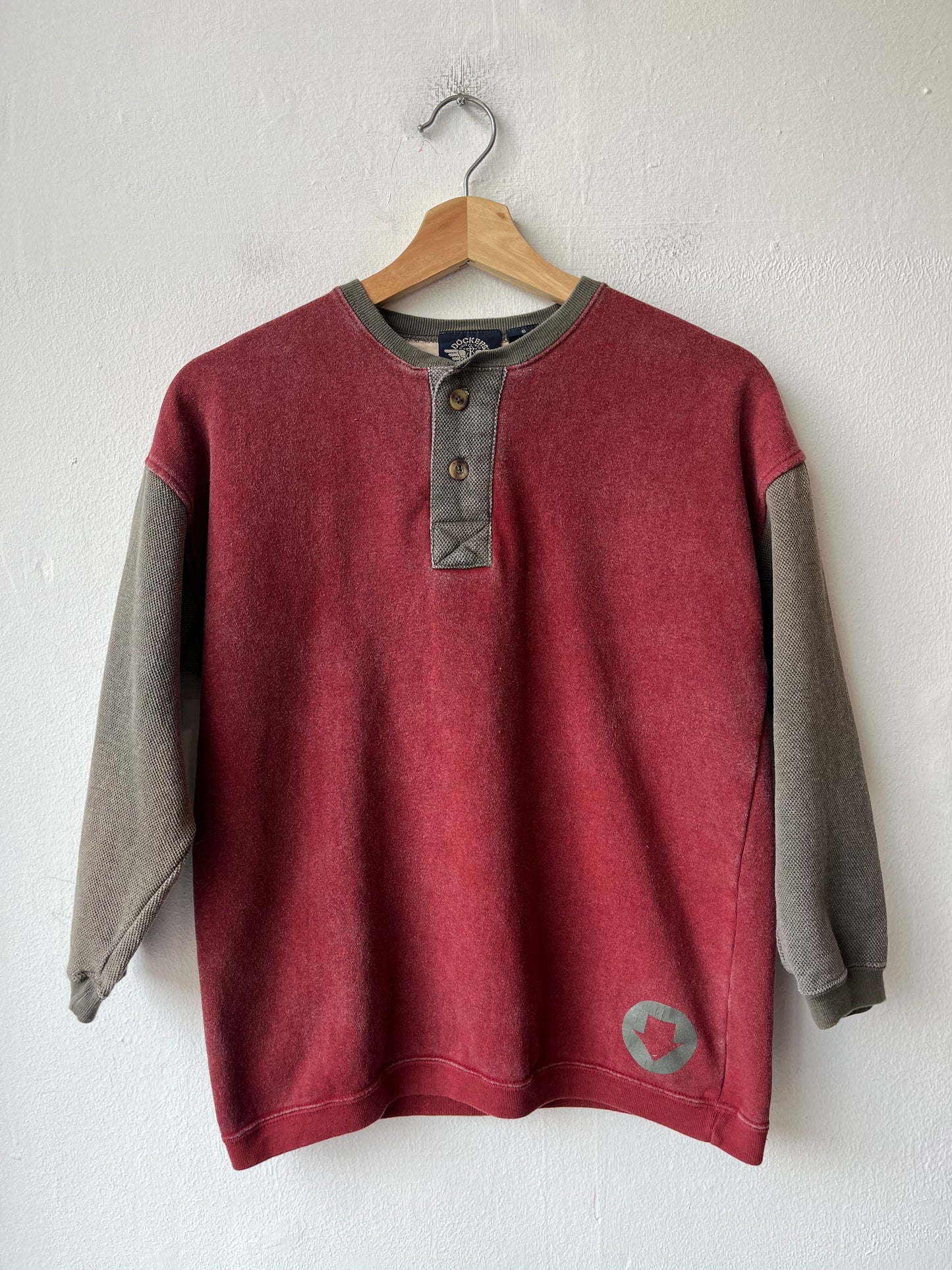 90's Air Crew Henley Sweatshirt