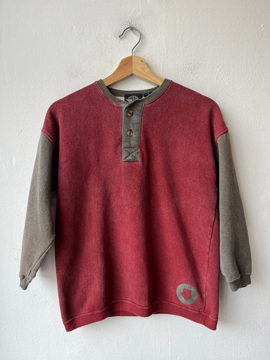 90's Air Crew Henley Sweatshirt